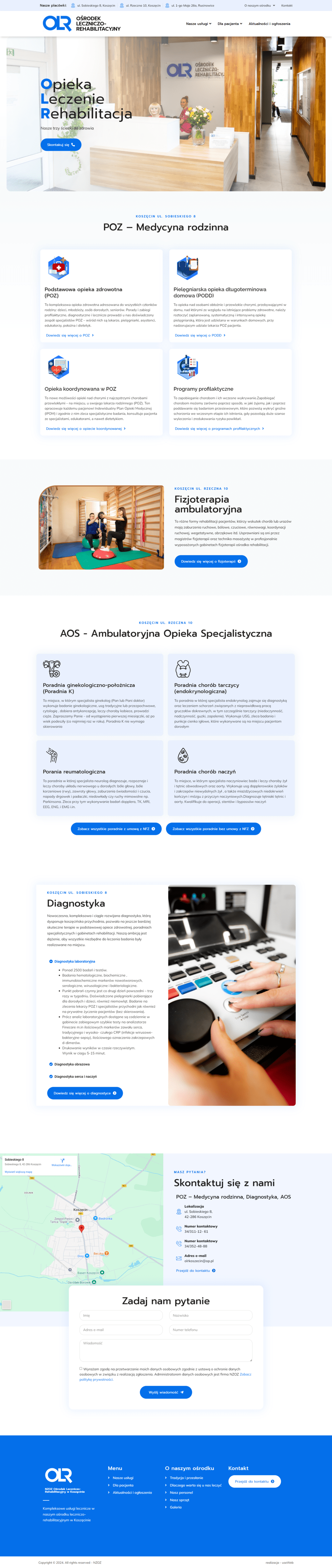 zrzut strony internetowej OLR